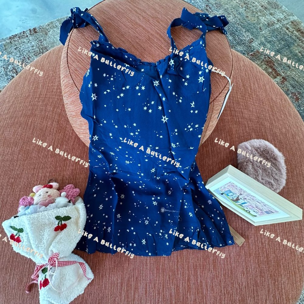 SALE🦋Reformation Christine Dress - Starry Night - Picture 7 of 10